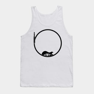 Minimalist guitar lead Tank Top